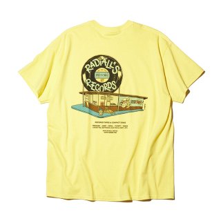 RADIALL/WATCHDOG-CREW NECK T-SHIRT S/S/YELLOW