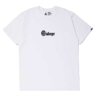 CHALLENGER/SUNSET EMBROIDERED TEE/WHITE