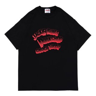 PORKCHOP/JACKIE RULES TEE/BLACK