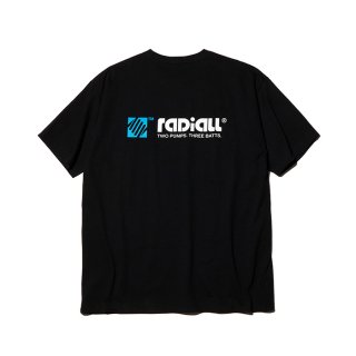 RADIALL/COIL-CREW NECK T-SHIRT S/S/BLACK