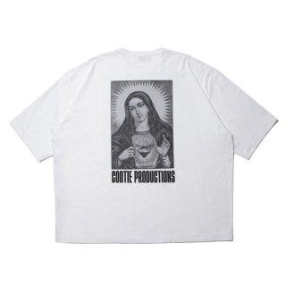 COOTIE/PRINT ONERSIZED S/S TEE(MARY)/WHITE