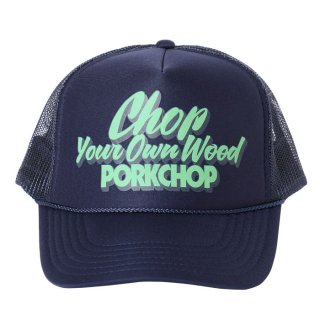 PORKCHOP/CHOP YOUR OWN WOOD CAP/NAVY