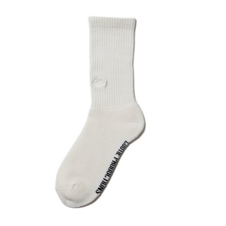 COOTIE/RAZA MIDDLE SOCKS/OFF WHITE