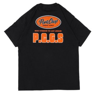 PORKCHOP/PCGS BLOCK TEE/BLACK