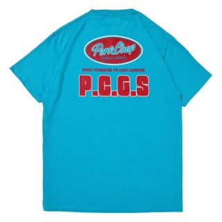 <img class='new_mark_img1' src='https://img.shop-pro.jp/img/new/icons8.gif' style='border:none;display:inline;margin:0px;padding:0px;width:auto;' />PORKCHOP/PCGS BLOCK TEE/TURQUOISE