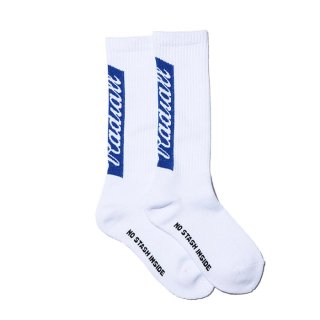 RADIALL/FLAGS-1 PAC SOX LONG/WHITE