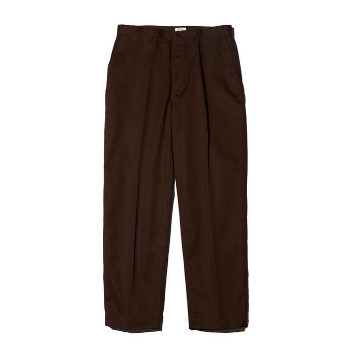 RADIALL/CNQ MOTOWN-WIDE TAPERED FIT PANTS/BROWN | 厚みと堅牢 RADIALL/CNQ MOTOWN-WIDE TAPERED FIT PANTS/BROWN | 厚みと堅牢
