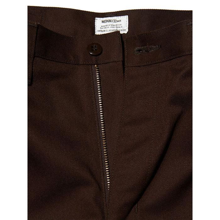 RADIALL/CNQ MOTOWN-WIDE TAPERED FIT PANTS/BROWN | 厚みと堅牢 RADIALL/CNQ MOTOWN-WIDE TAPERED FIT PANTS/BROWN | 厚みと堅牢