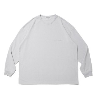COOTIE/DRY TECH JERSY OVERSIZED L/S TEE/GRAY