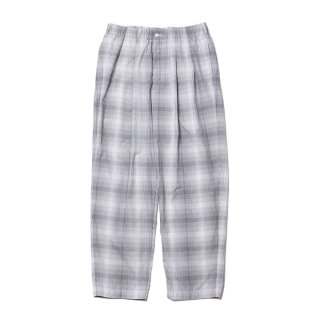 COOTIE/OMBRE CHECK 2 TUCK EASY PANTS