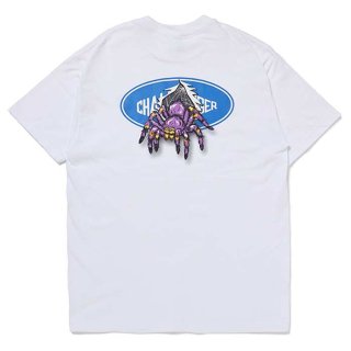 CHALLENGER/LOGO SPIDER TEE/WHITE