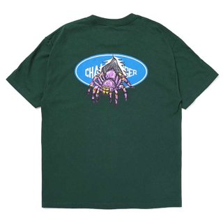 <img class='new_mark_img1' src='https://img.shop-pro.jp/img/new/icons8.gif' style='border:none;display:inline;margin:0px;padding:0px;width:auto;' />CHALLENGER/LOGO SPIDER TEE/FOREST GREEN