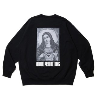 COOTIE/PRINT SWEAT CREW/MARY/BLACK