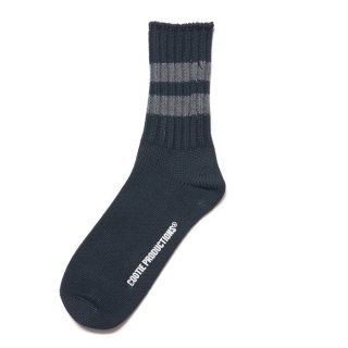 <img class='new_mark_img1' src='https://img.shop-pro.jp/img/new/icons8.gif' style='border:none;display:inline;margin:0px;padding:0px;width:auto;' />COOTIE/RAZA LOWGAGE LINE SOCKS/BLACK