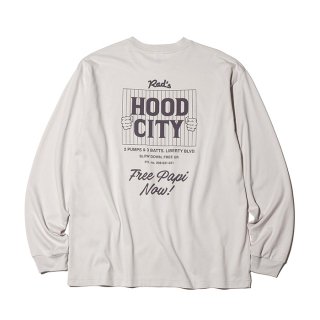 <img class='new_mark_img1' src='https://img.shop-pro.jp/img/new/icons8.gif' style='border:none;display:inline;margin:0px;padding:0px;width:auto;' />RADIALL/HOOD CITY-CREW NECK T-SHIRT L/S/SNOW WHITE