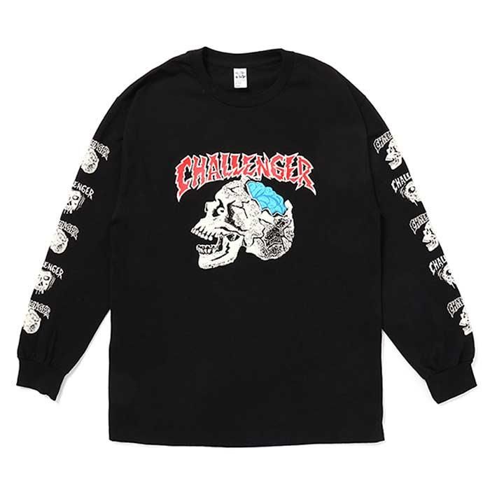 【返品不可】 CHALLENGER/ZOMBIE SKULL STORE ONLOINE THUMBING - TEE L/S トップス