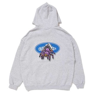 CHALLENGER/LOGO SPIDER HOODIE/ASH GRAY