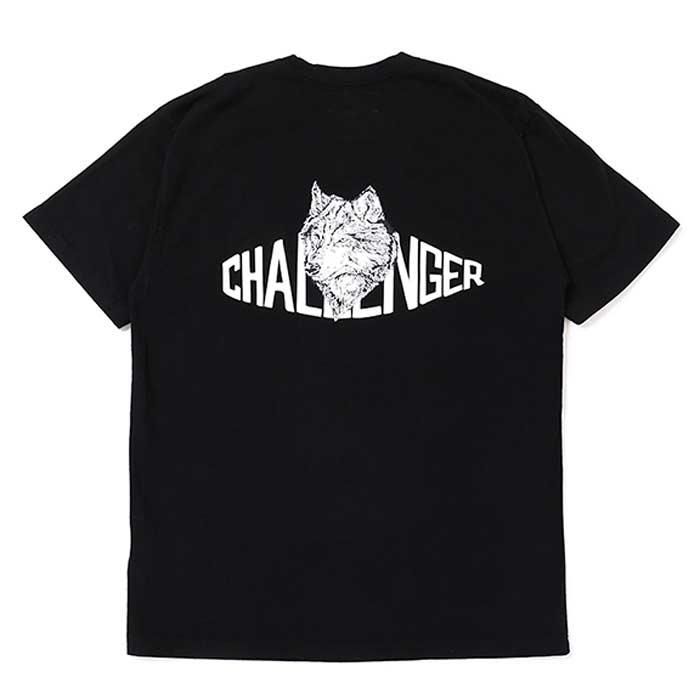 CHALLENGER/WOLF LOGO TEE/BLACK - THUMBING ONLOINE STORE - COOTIE