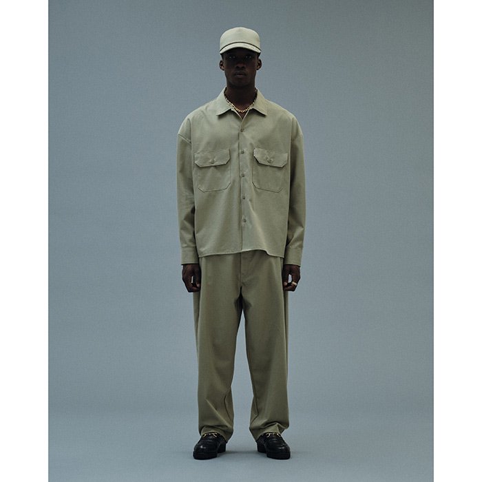 COOTIE C/R TWILL RAZA 1TUCK TROUSERS | angeloawards.com