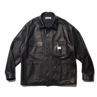 COOTIE/LEATHER COVERALL