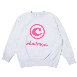 CHALLENGER/90'S LOGO C/N SWEAT/GRAY
