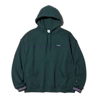 RADIALL/FLAGS-HOODIE SWEATSHIRT L/S/FOREST GREEN
