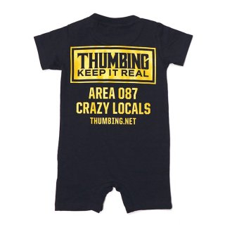 THUMBING/ACE ROMPERS/NAVY