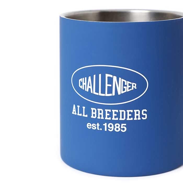 CHALLENGER/LOGO FILED MUG CUP | ステンレス製 8cm x 7cm