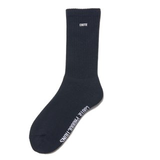 COOTIE/RAZA MIDDLE SOCKS/BLACK