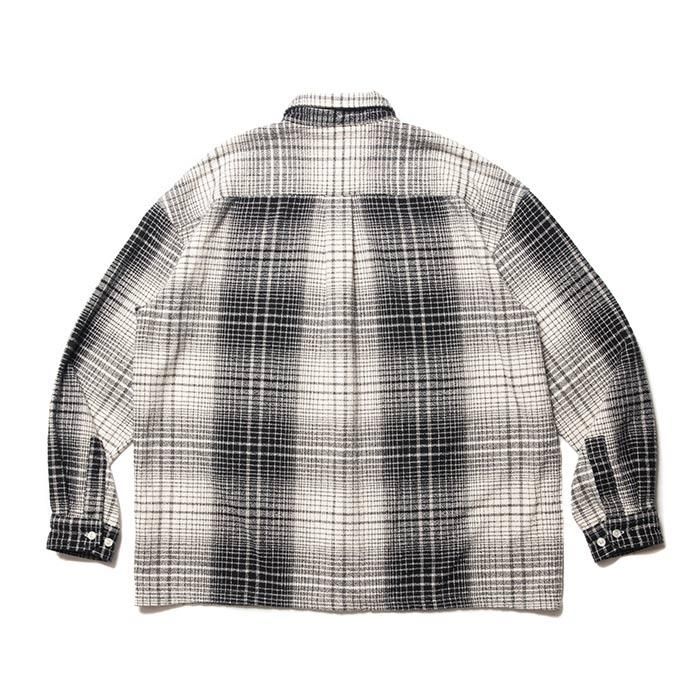 COOTIE Ombre Check Work L/S Shirt