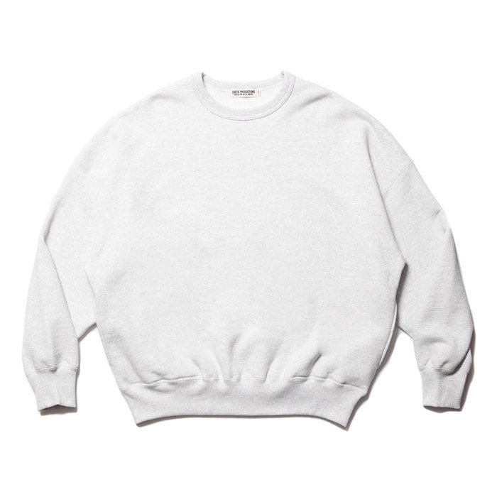 COOTIE/HEAVY OZ SWEAT CREW/ASH GRAY - THUMBING ONLOINE STORE