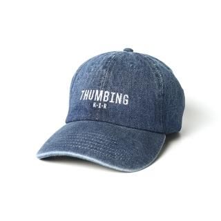 THUMBING/SIGN LOW CAP/INDIGO