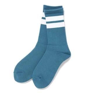 CHALLENGER/LINE SOCKS/BLUE GRAY