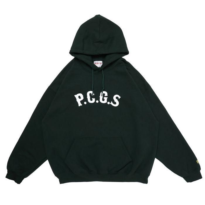 トップス MASSES PORKCHOP SWEAT HOODED FLING WHEEL PORKCHOP ポークチョップ パーカー BLACK（MASSES - 【ラスト1点