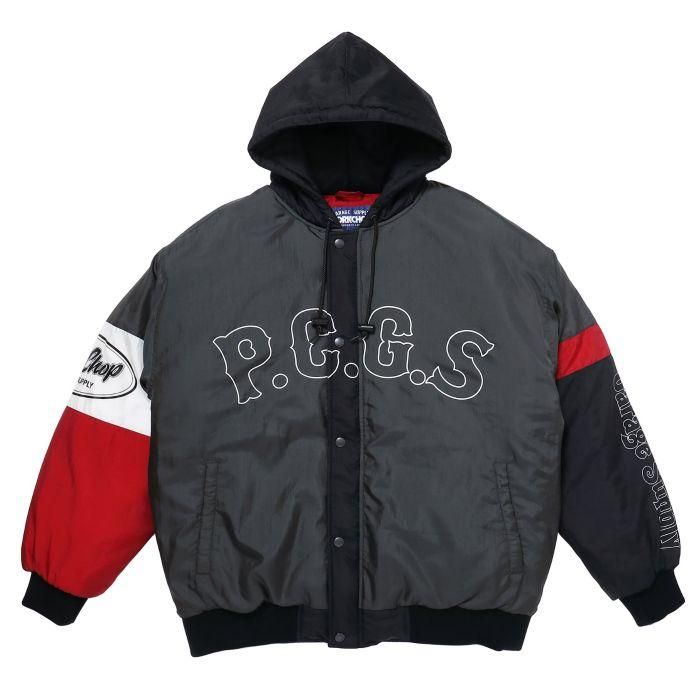 PORKCHOP/HOODED STADIUM JKT - THUMBING ONLOINE STORE PORKCHOP/HOODED STADIUM JKT - THUMBING ONLOINE STORE