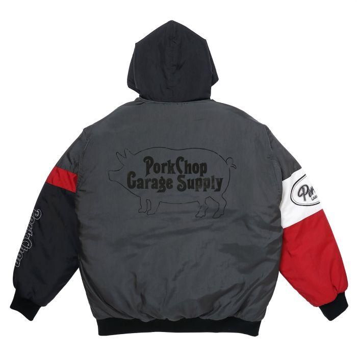 PORKCHOP/HOODED STADIUM JKT - THUMBING ONLOINE STORE PORKCHOP/HOODED STADIUM JKT - THUMBING ONLOINE STORE