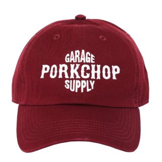 PORKCHOP/B&S BASE CAP/BURGANDY