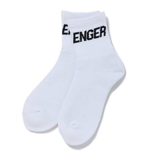 CHALLENGER/LOGO SOCKS/WHITE