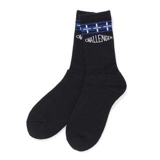 CHALLENGER/CRUSHER SOCKS/BLACK