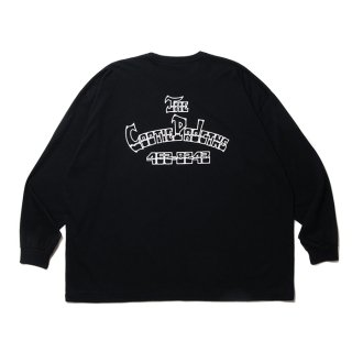 COOTIE/PRINT OVERSIZED L/S TEE (LOWRIDER)/BLACK