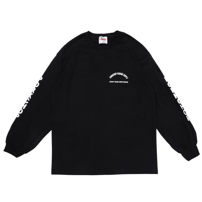 PORKCHOP/ARCH LOGO L/S TEE/BLACK - THUMBING ONLOINE STORE - COOTIE