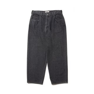 COOTIE/5 POCKET BAGGY DENIM PANTS/BLACK FADE