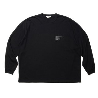 COOTIE/C/R SMOOTHJERSEY L/S TEE/BLACK