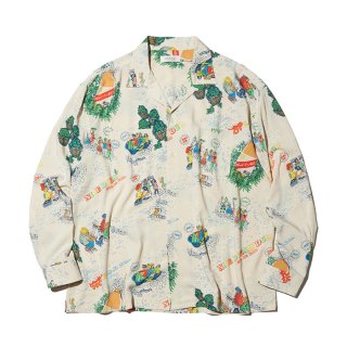 <img class='new_mark_img1' src='https://img.shop-pro.jp/img/new/icons8.gif' style='border:none;display:inline;margin:0px;padding:0px;width:auto;' />RADIALL/HOT DUB-OPEN COLLARED SHIRT L/S/IVORY