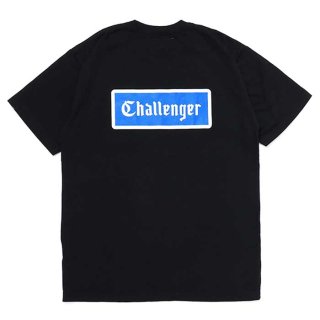 CHALLENGER/LOGO PATCH TEE/BLACK