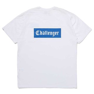 CHALLENGER/LOGO PATCH TEE/WHITE