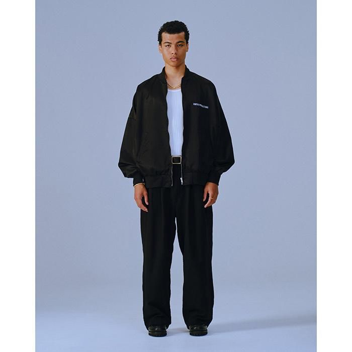 COOTIE/C/R SATIN EMBROIDERY BLOUSON | 上品な艶とドレープが COOTIE/C/R SATIN EMBROIDERY BLOUSON | 上品な艶とドレープが