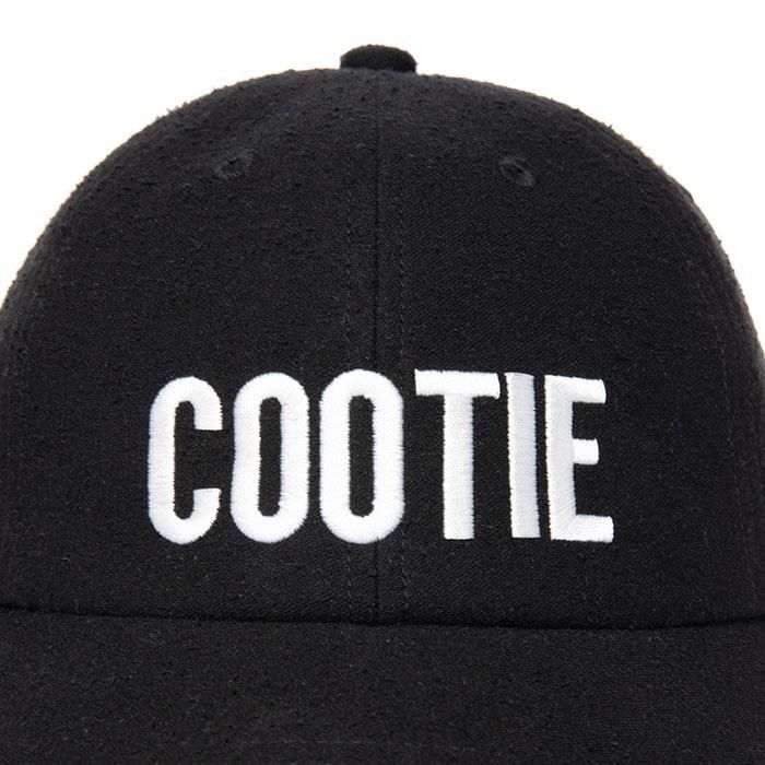 COOTIE / Silk Nep 6 Panel Cap -Black×Red-