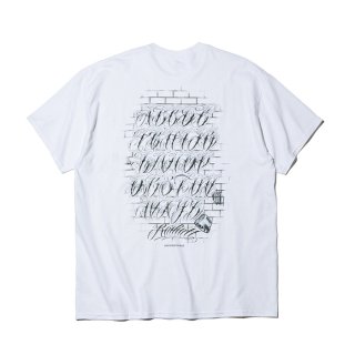 RADIALL/WALL-CREW NECK T-SHIRT S/S/WHITE