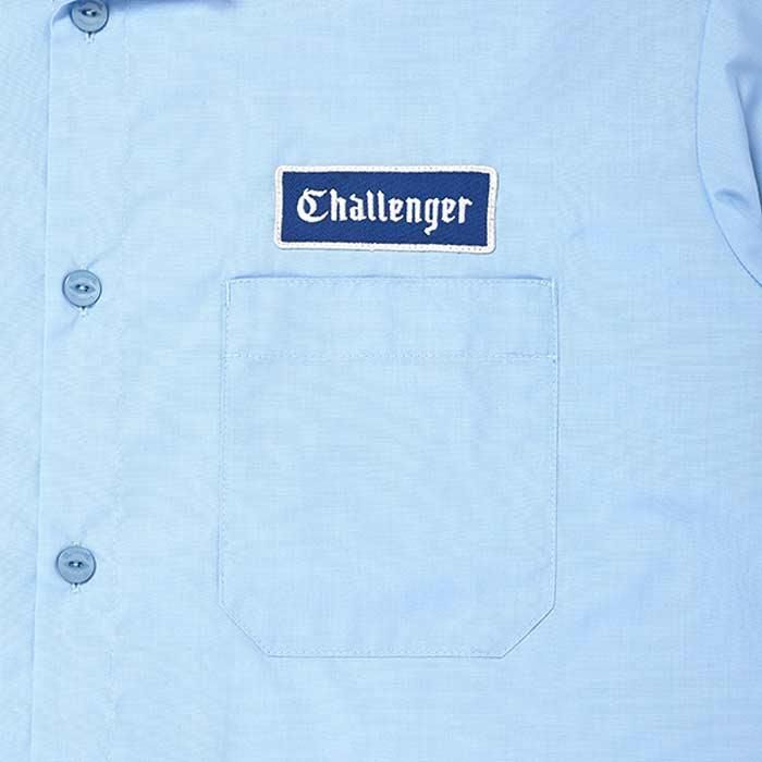 CHALLENGER/S/S WORKER SHIRT/SAX - THUMBING ONLOINE STORE